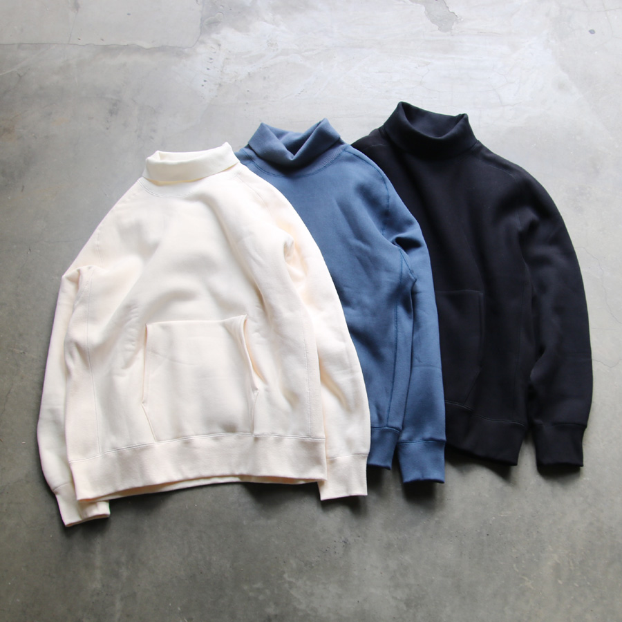 STILL BY HAND (スティルバイハンド)  [ CS03223 ] HIGH NECK SADDLE RAGLAN SLEEVE PULLOVER / ハイネック サドルラグランスリーブ プルオーバー (3COLOR)