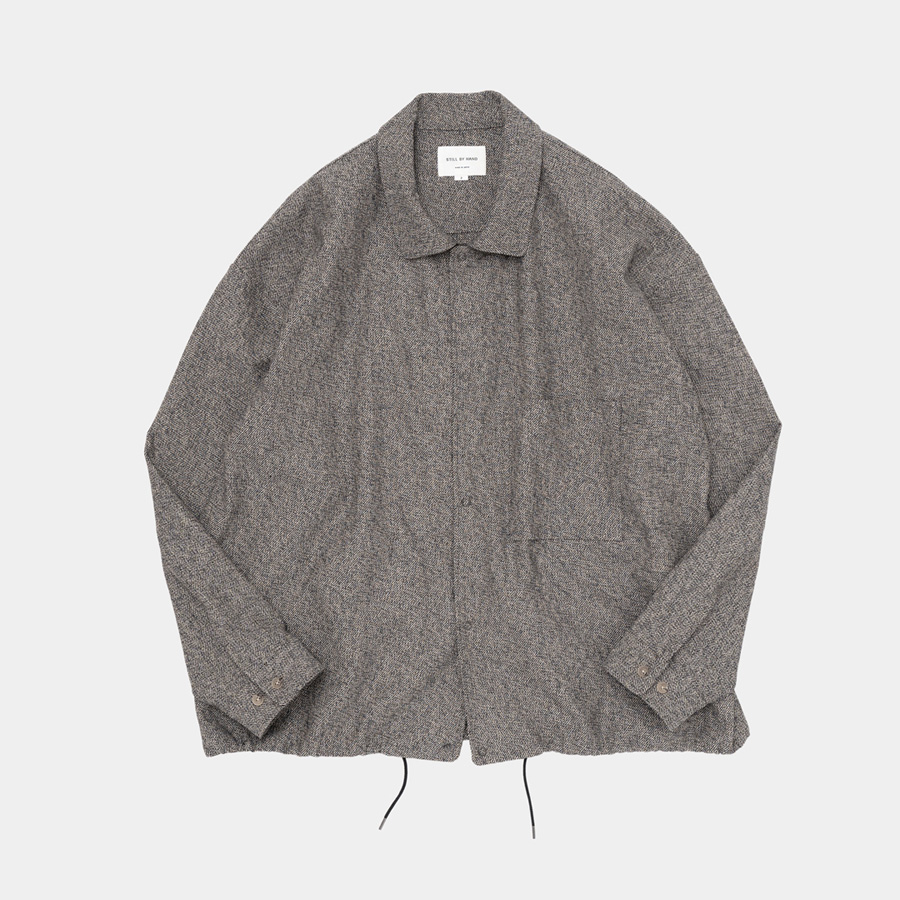 STILL BY HAND (スティルバイハンド)  [ SH02233 ] Coach jacket コーチジャケット (MELANGE GREY)