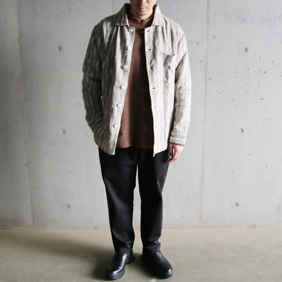 SEEALL (シーオール) [ CHEF JACKET ] シェフ ジャケット (STRIPE)