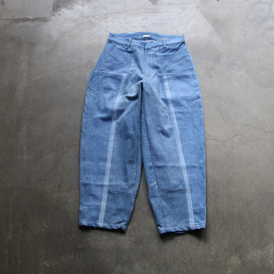 SEEALL (シーオール) [RECONSTRUCTED FATIGUE PANTS] リメイク ファティーグ パンツ (DENIM)