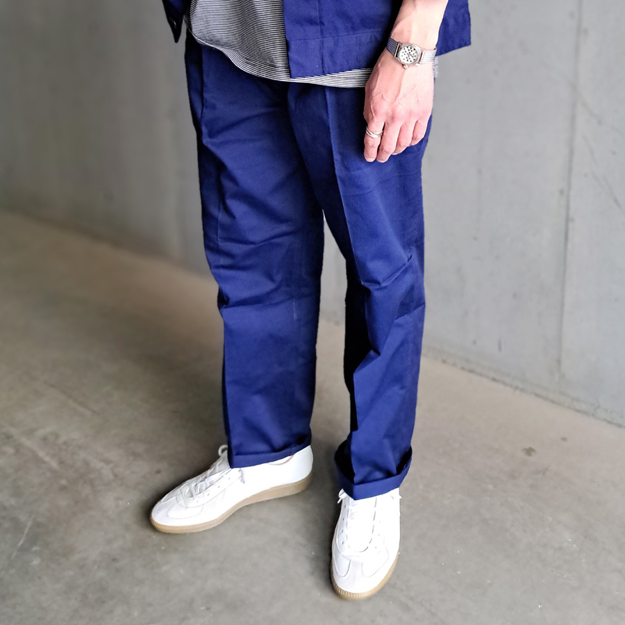 DEAD STOCK MILITARY (デッドストック ミリタリー) ITALIAN ARMY UTILITY WORK PANTS / イタリア軍 ユーティリティー ワークパンツ / ミリタリーウエア コーディネート / 40代ファッションベーシック / 50代ファッションベーシック