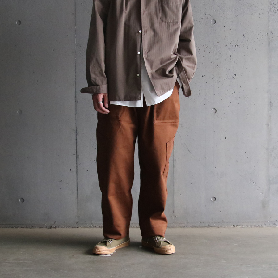  TUKI (ツキ) 0145 [COMBAT PANTS / KATSURAGHI DRILL] コンバットパンツ / カツラギドリル (BROWN)