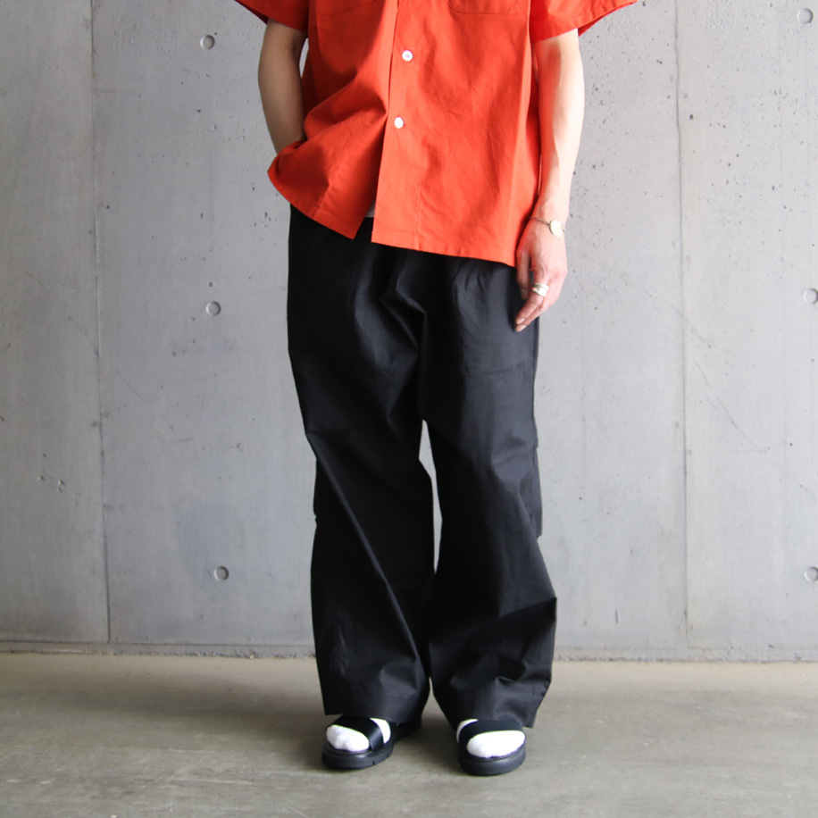 TUKI (ツキ) 0041[PAJAMAS / SHEETING]  パジャマパンツ (BLACK)