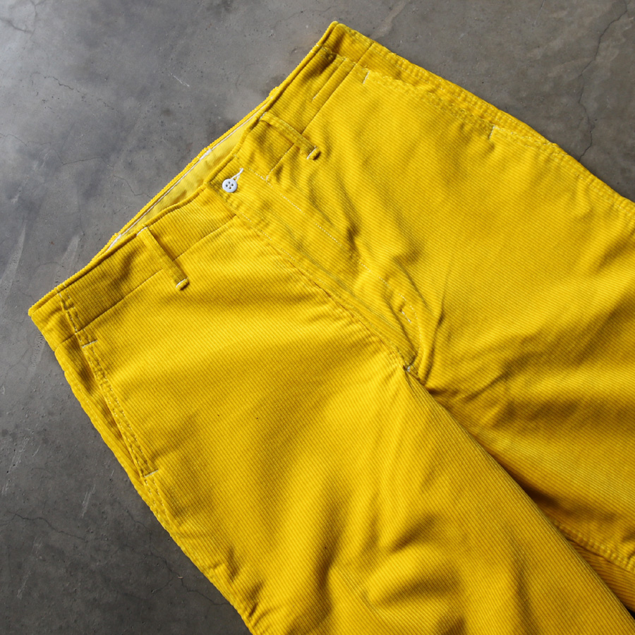 TUKI (ツキ) 0160 [ SHORT TROUSERS / 9 WALE CORDUROY ] コーデュロイ  ショートトラウザーズ (YELLOW)