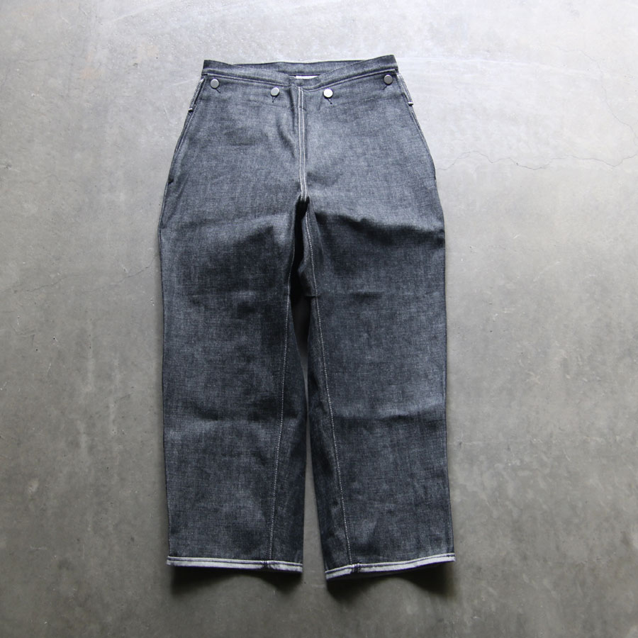 TUKI (ツキ) 0032 [TYPE3 BLACK DENIM]　タイプスリー ノンウォッシュデニムクロップドパンツ　(BLACK) 