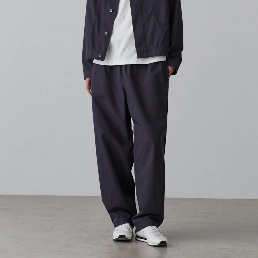 Y (ワイ) 1655140302 [ ORGANIC COTTON / RECYCLE POLYESTER TWILL TAPERED EASY TR ] オーガニックコットン/リサイクルポリエステル  テーパードイージートラウザーズ (2COLOR)