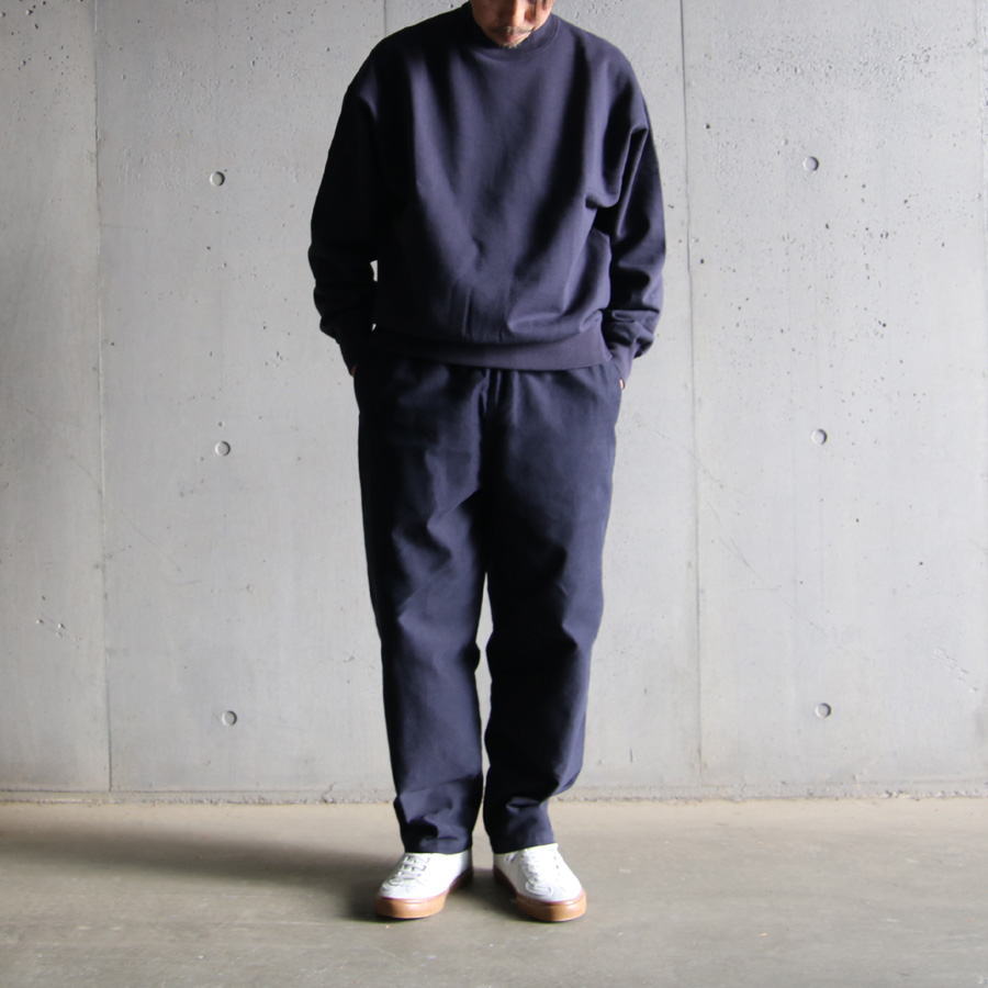 Y (ワイ) 1703266305 [ ORGANIC COTTON BLEND HEAVY WEIGHT FLEECE TURTLE NECK ] オーガニックコットン タートルネック (NAVY)