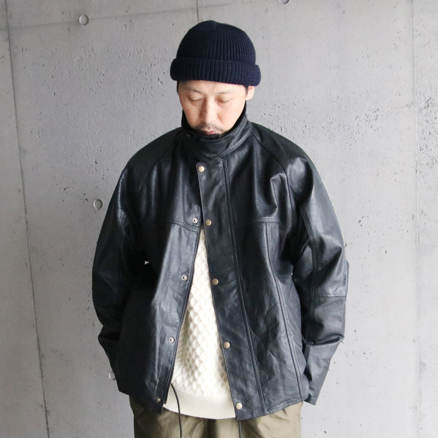 YOUSED (ユーズド) [ LEATHER DRIVERS JACKET ] リメイク レザー ドライバーズジャケット  