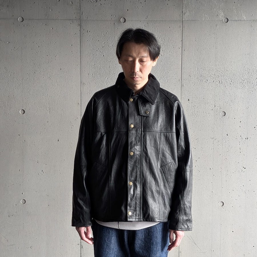 YOUSED (ユーズド) [ LEATHER DRIVERS JACKET ] リメイク レザー ドライバーズジャケット 